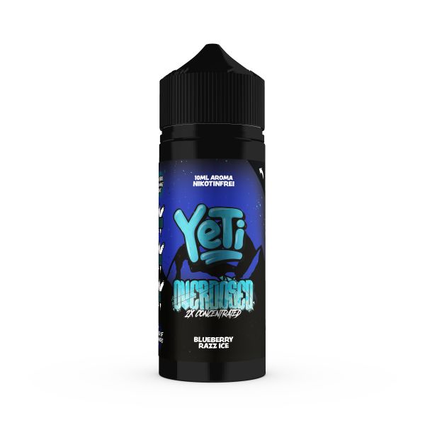 Yeti Overdosed - Blueberry Razz Ice Aroma 10ml Longfill