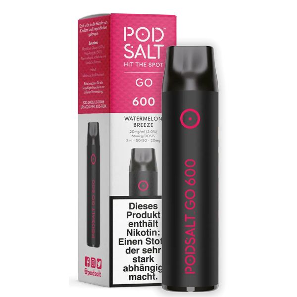 Pod Salt Go 600 - Watermelon Breeze 20mg/ml