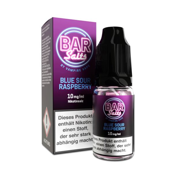 Vampire Vape Bar Salts - Blueberry Sour Raspberry Liquid 10ml