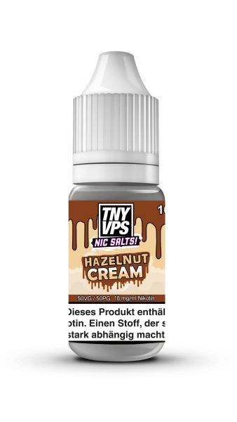 TNYVPS Nic Salt - Hazelnut Cream Liquid 10ml - 18mg/ml