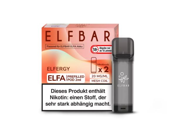 ELF Bar - ELFA Elfergy Pod 20mg/ml 1.2 Ohm 2er Pack