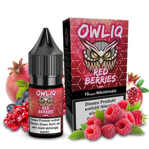 OWLIQ Nic Salt - Red Berries Liquid 10ml
