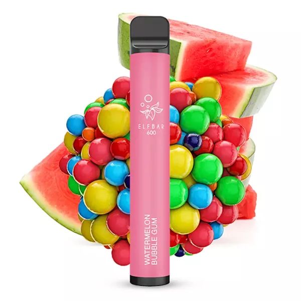 ELF Bar 600 - Watermelon Bubble Gum 20mg/ml Steuerware