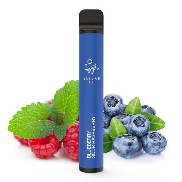 ELF Bar 600 - Blueberry Sour Raspberry 0mg/ml nikotinfrei Steuerware
