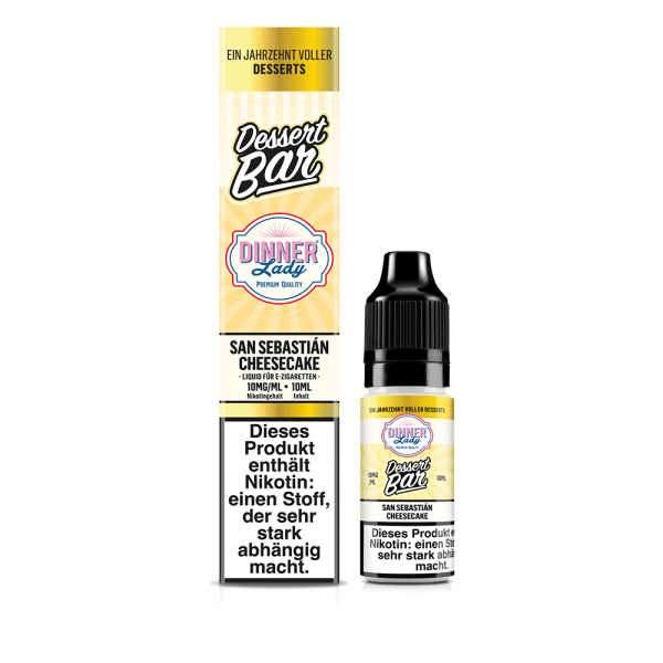 Dinner Lady Dessert Bar - San Sebastian Cheesecake Liquid 10ml