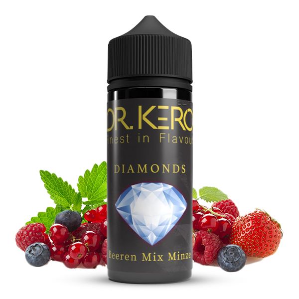 Dr. Kero Diamonds - Beeren Mix Minze Aroma 10ml Longfill