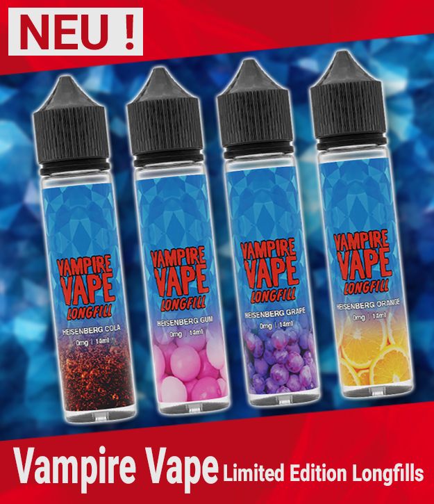 Vampire Vape Heisenberg Limited Edition Longfills jetzt verfügbar!