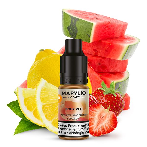 Maryliq - Sour Red Nic Salt Liquid 10ml