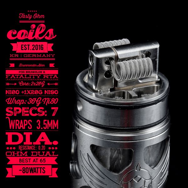 Tasty Ohm Coils - 2x Brunmonster Alien Coil