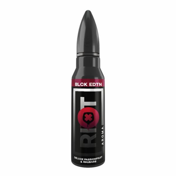 Riot Squad Black Edition - Deluxe Passionfruit & Rhubarb Aroma 5ml Longfill