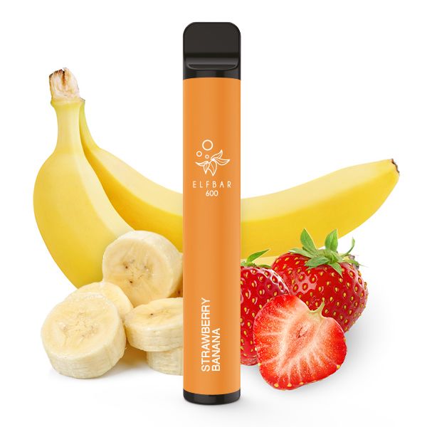 ELF Bar 600 - Strawberry Banana 20mg/ml Steuerware