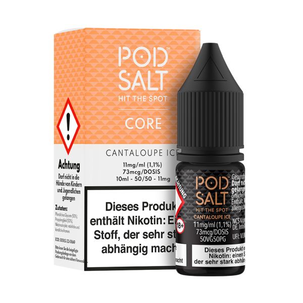 Pod Salt Core - Cantaloupe Ice Liquid 10ml