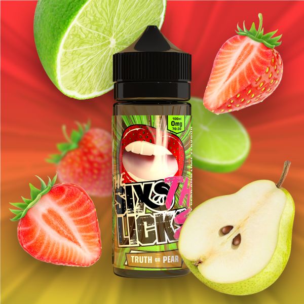 Six Licks - Truth or Pear Liquid 100ml