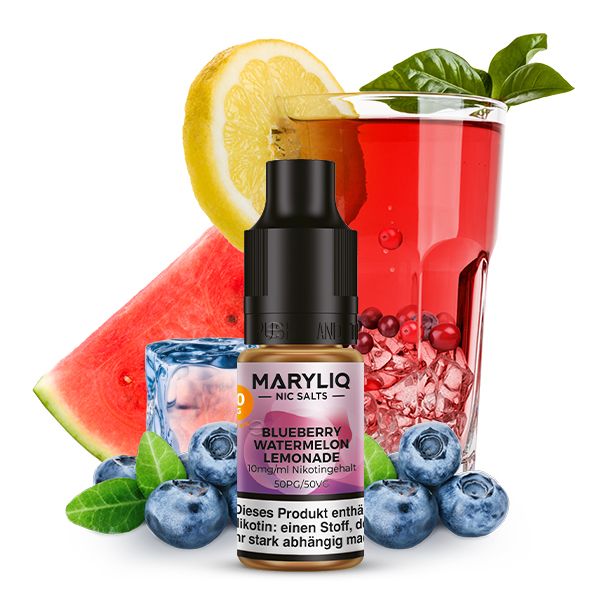 Maryliq - Blueberry Watermelon Lemonade Nic Salt Liquid 10ml