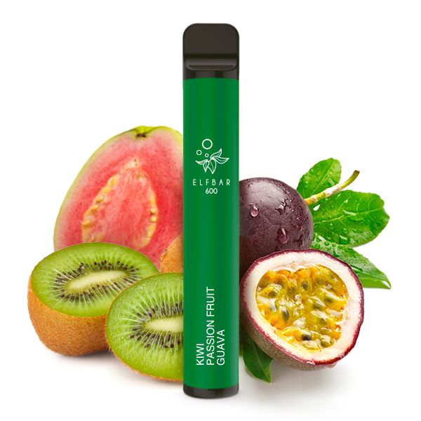 ELF Bar 600 - Kiwi Passionfruit Guava nikotinfrei Steuerware