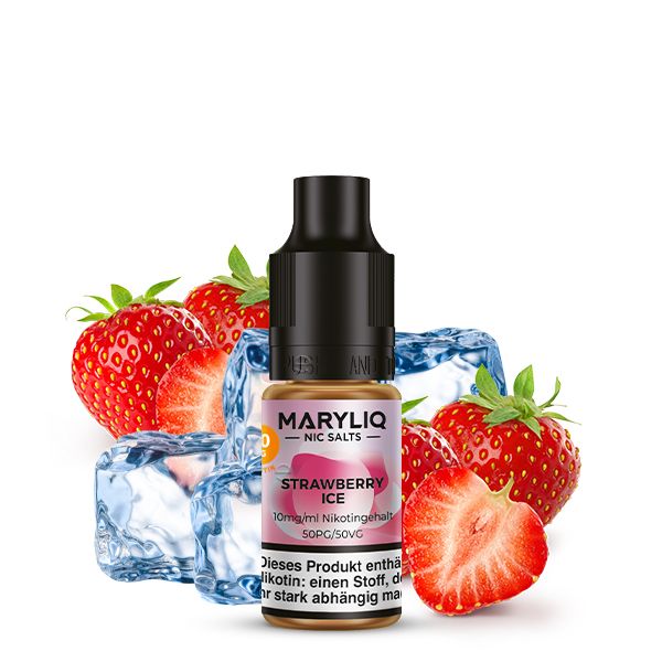 Maryliq - Strawberry Ice Nic Salt Liquid 10ml