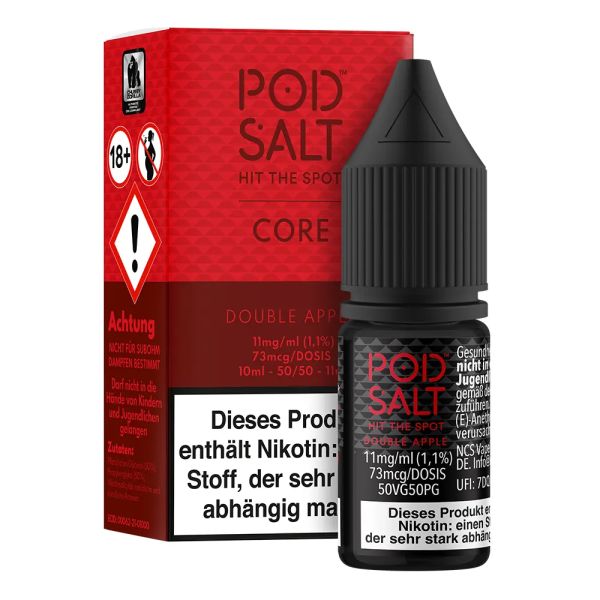 Pod Salt Core - Double Apple NicSalt Liquid 10ml 11mg/ml