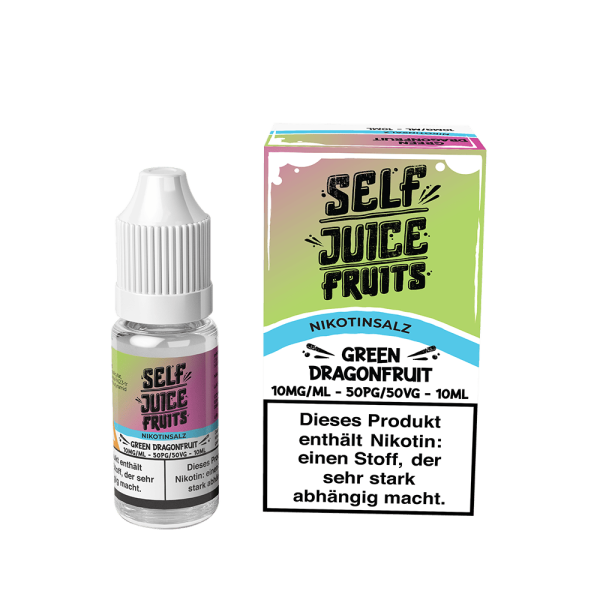 Self Juice Nic Salt - Green Dragonfruit Liquid 10ml