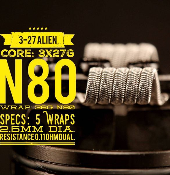 Tasty Ohm Coils - 3-27 Alien Coils