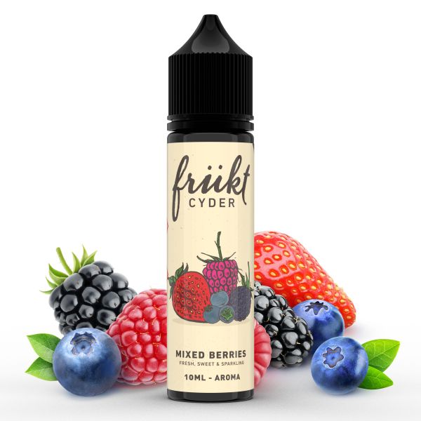 Frükt Cyder - Mixed Berries Aroma 10ml Longfill