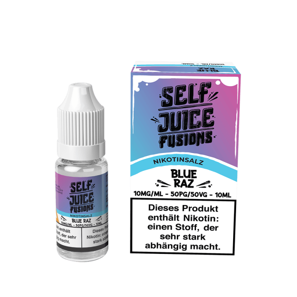 Self Juice Nic Salt - Blue Raz Liquid 10ml