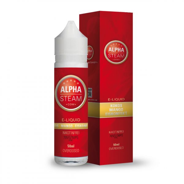 Alpha Liquid - Kokos Mango Eiskonfekt 50ml