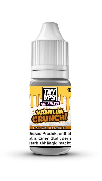 TNYVPS Nic Salt - Vanilla Crunch Liquid 10ml - 18mg/ml