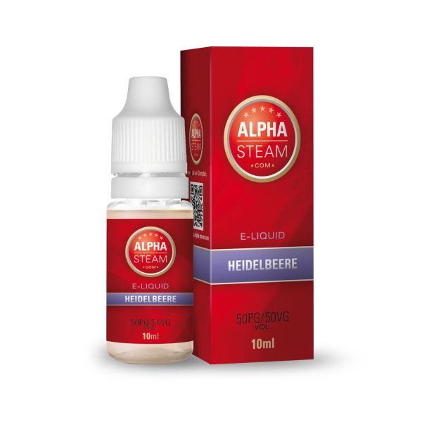 Alpha-Steam - Heidelbeere Liquid 10ml