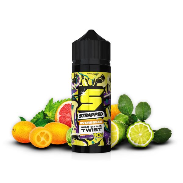 Strapped Overdosed - Sour Citrus Twist Aroma 10ml Longfill