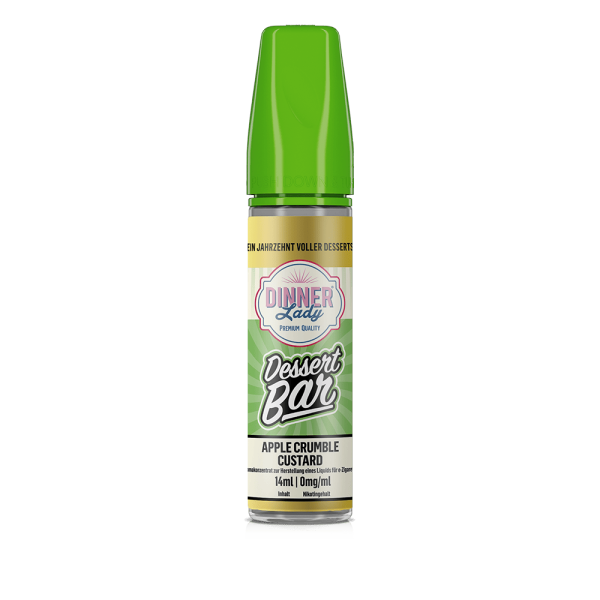 Dinner Lady Dessert Bar- Apple Crumble Custard 14ml Longfill