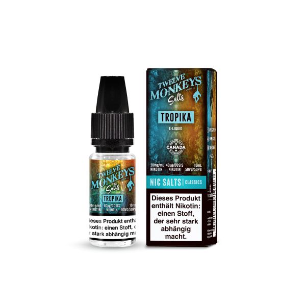 Twelve Monkeys NicSalt - Tropika Liquid 10ml 20mg