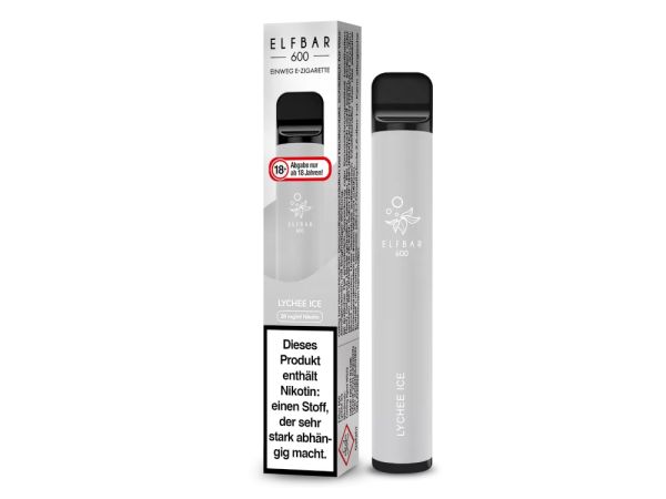 ELF Bar 600 - Lychee Ice 20mg/ml Steuerware