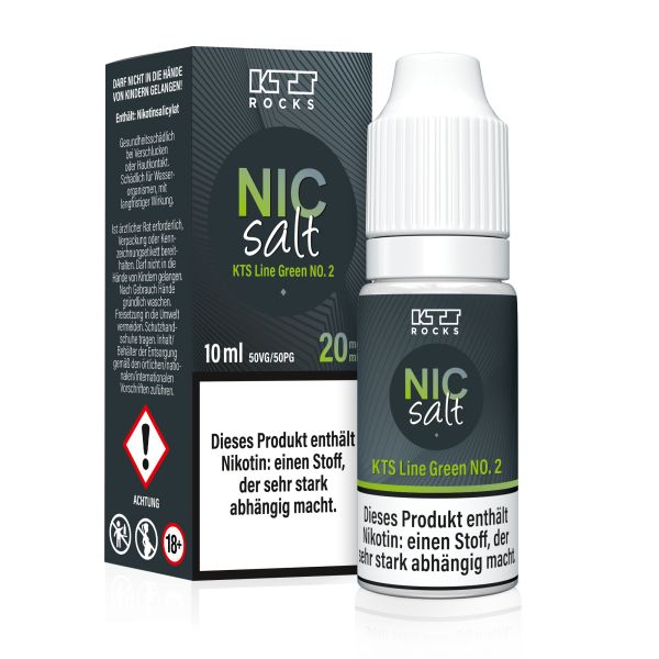 KTS Nic Salt - Green No. 2 Liquid 10ml 20mg/ml