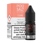 Pod Salt Core - Peach Ice Liquid 10ml Pod Salt Core - Peach Ice Liquid 10ml