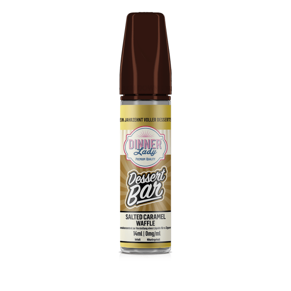 Dinner Lady Dessert Bar- Salted Caramel Waffle 14ml Longfill