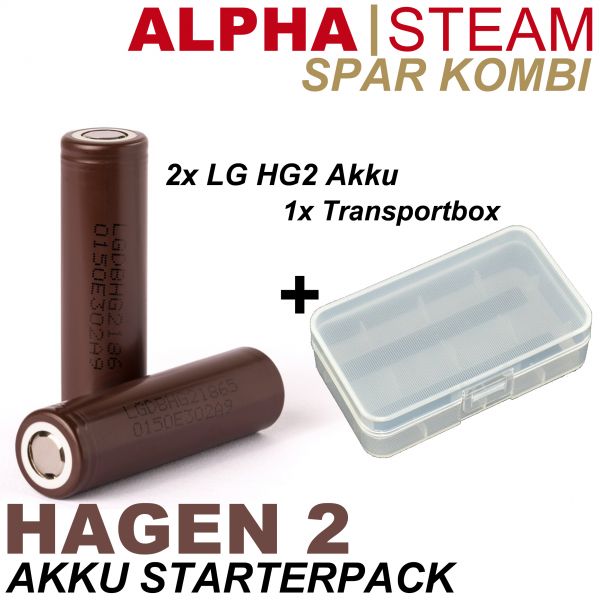 Spar Kombi HAGEN 2 - 2x LG HG2 + Dual Akkubox